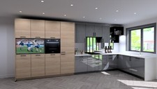 German Kitchen ex Display with Dekton Worktop - Ideal for 6m or 5m extension