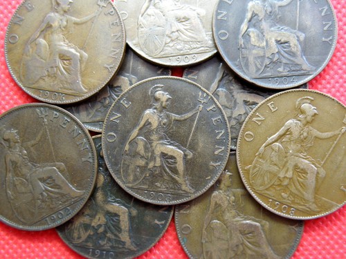 One penny coins king - penny,