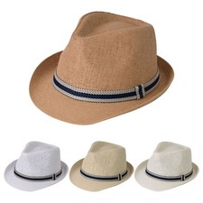 Mens Straw Panama Sun Hat