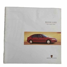 Rover 1995 Mini 100 200 400 600 800 Series Brochure & Tourer Cabriolet Coupe