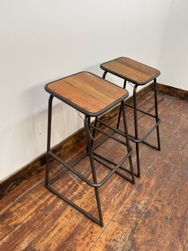Industrial style bar stools