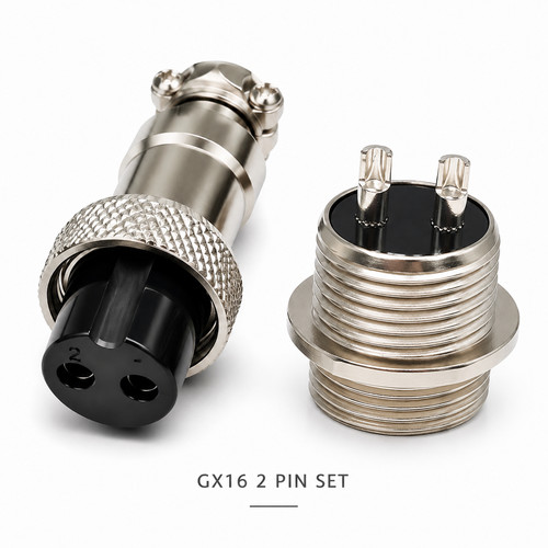 Gx16 pin aviation connector - 2,