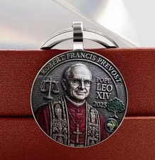 Pope Leo XIV 2025 Keychain