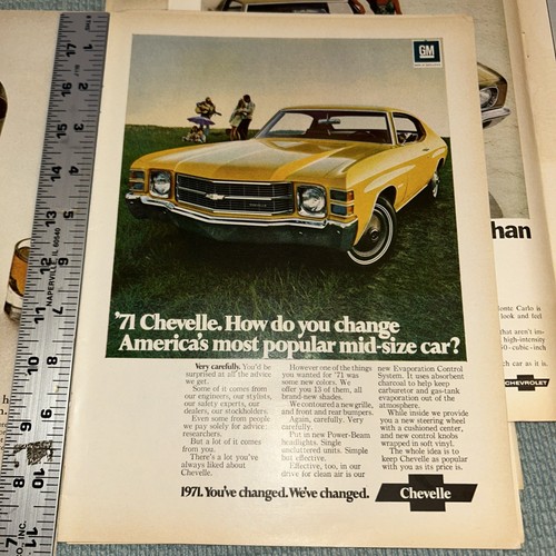 1971 chevrolet chevelle print - 1971,