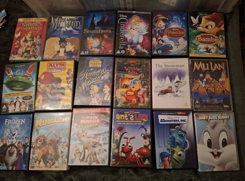 Children dvd bundle x18 - children's,
