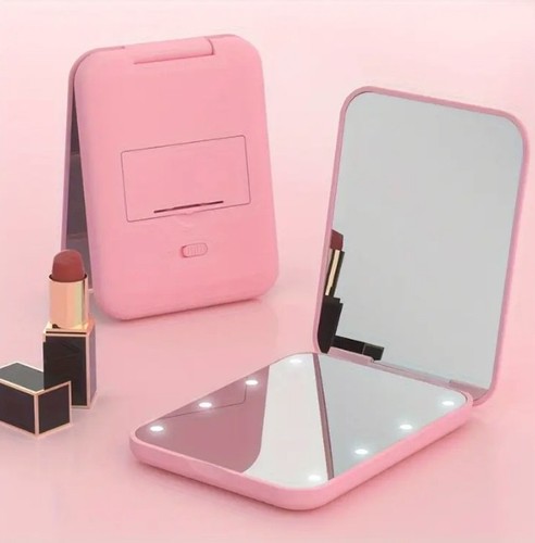 Mini led compact mirror - led, light