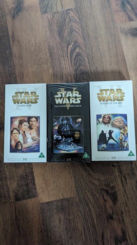 Star wars trilogy vhs - trilogy, video
