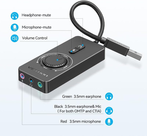 Usb sound card external - card,,
