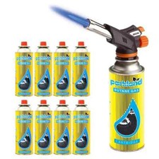 Butane Gas Blow Torch Burner Welding Auto Ignition Soldering BBQ Flame Thrower