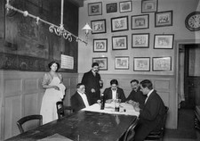 Staff Waiting Room In An Hospital 1905 OLD PHOTO