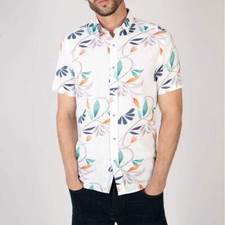 Mish Mash Bari Short Sleeve Shirt White