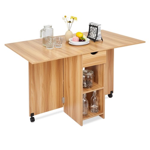 Folding drop leaf dining table - leaf,