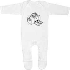 'Football Bag' Baby Romper
