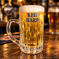 Keg Harp Beer Tankard Vintage