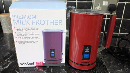Vonshef premium milk frother - vonshef,