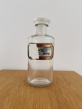 Antique Clear Glass Chemists