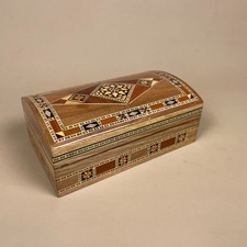 Vintage Marquetry Wooden Box