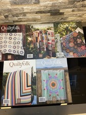 Lot of 5 Quiltfolk Magazines