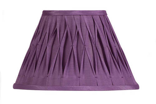 Lampshade purple tapered - 20",
