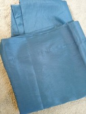 Dark Teal concealed Tab Top Curtains 65" wide 70" long each panel tie backs 