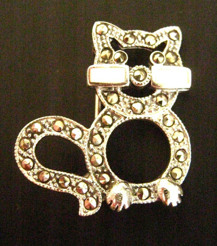 Sterling silver marcasite - sterling,