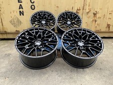 19" 827M Style Alloy Wheels Black fits BMW 3 4 5 Series E90 F30 F10 F11 5x120