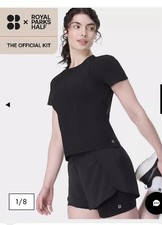 Sweaty Betty Zero gravity Race Fit Tee Small Black