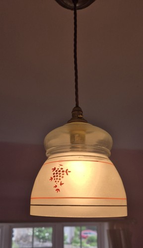 Vintage 1950s lamp shade - 1950s,