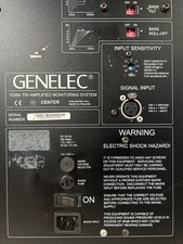 1x GENELEC 1038A Tri-Amplified Monitoring System - 2 AVAILABLE - No Cabinet