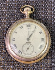 Antique 1914 Elgin Pocket Watch Model 3 Grade 303 7j Size 12s Repair