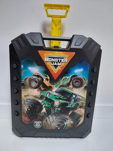 Monster jam carry case - monster,
