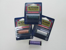 Kreinik Blending Filament Various Colours Metallic shiny glittery thread  50m