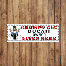 Grumpy Old Ducati Theme Funny