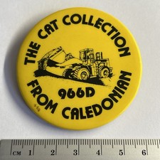 Collectible Pin Badge Cat 966D Wheel Loader Excavator Digger Tractor Interest