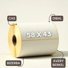 Label 58x43mm scale labels - label,