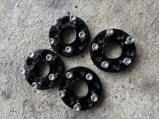 Black wheel spacers - black, bolts