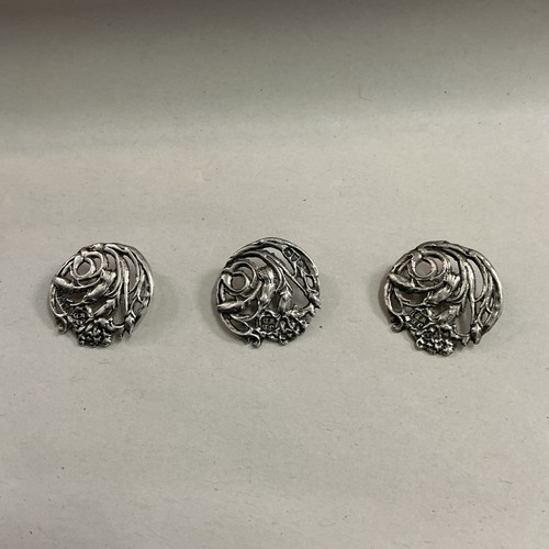 Silver art nouveau bachelor - nouveau,