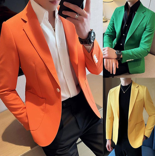 Men suit british style blazer - suit,