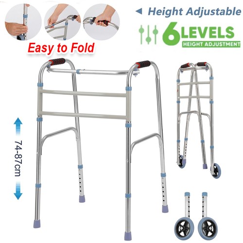 Folding walking frame - folding,