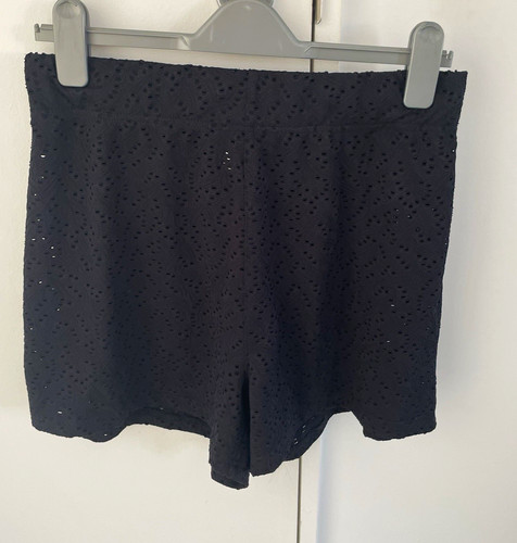 Ladies black broderie - tu,