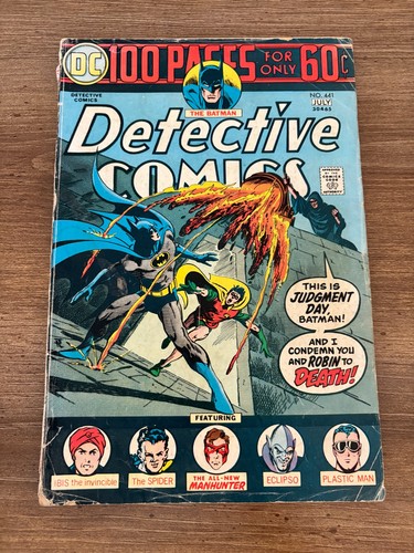 Detective comics 441 vg dc - comics,