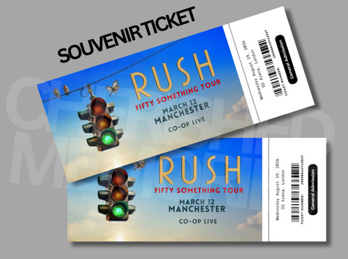 Rush souvenir concert - souvenir,