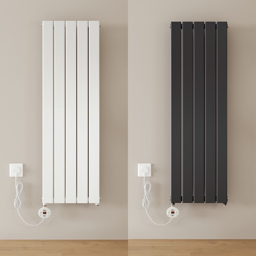 Electric radiator wall - electric, mounted