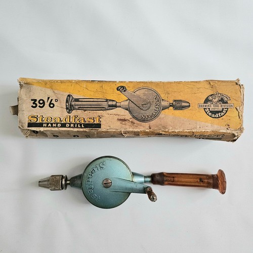 Steadfast hand drill - hand, vintage