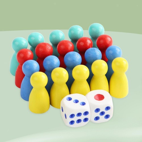 Wooden pawns board game - game,