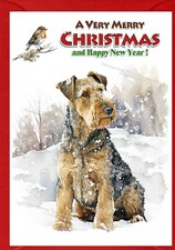 Welsh Terrier Dog A6 (4" x 6")