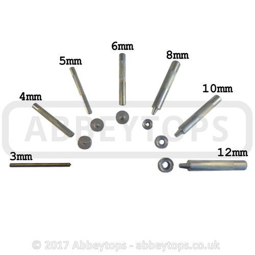 Eyelet setter tool anvil - tool, &