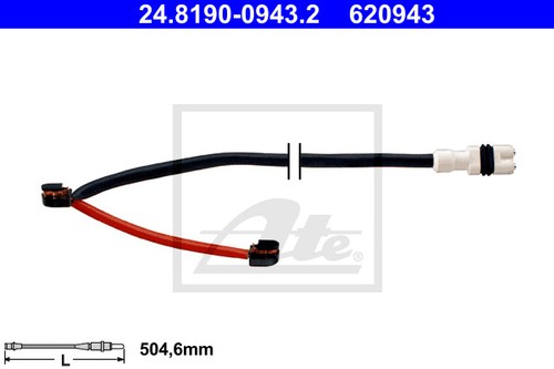 New warning contact brake - new,