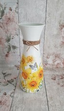 Daffodil vase handmade home - daffodil, vase/handmade/home