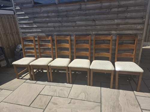 Set solid oak dining - set,